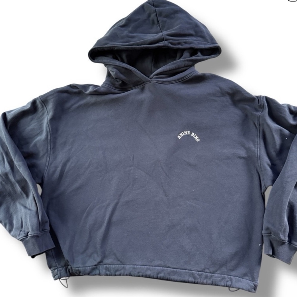 Anine Bing Navy Lucy  Hoodie small